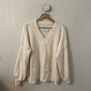 Cream Knit sweater, never worn